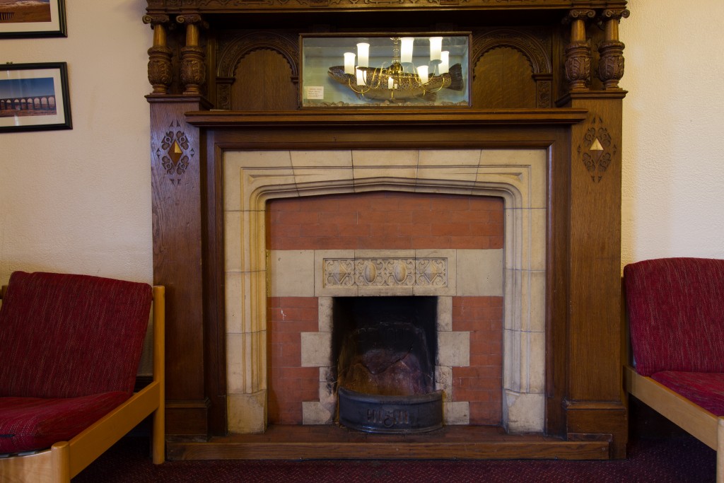 Student Common Room Fireplace
